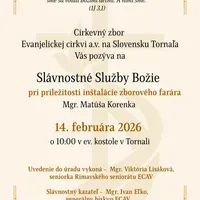 Inštalácia zborového farára